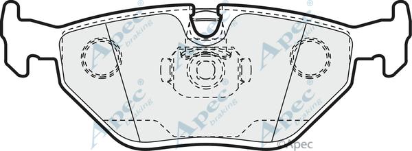 APEC PAD942 - Kit de plaquettes de frein, frein à disque cwaw.fr