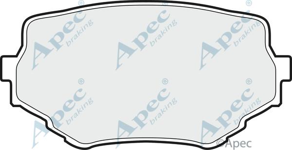 APEC PAD903 - Kit de plaquettes de frein, frein à disque cwaw.fr