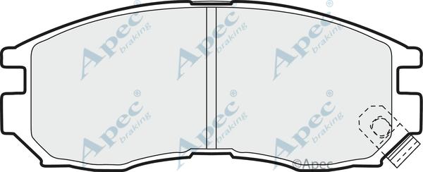 APEC PAD914 - Kit de plaquettes de frein, frein à disque cwaw.fr