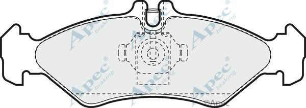 APEC PAD918 - Kit de plaquettes de frein, frein à disque cwaw.fr