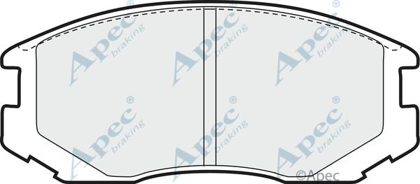 APEC PAD913 - Kit de plaquettes de frein, frein à disque cwaw.fr