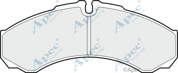 APEC PAD984 - Kit de plaquettes de frein, frein à disque cwaw.fr