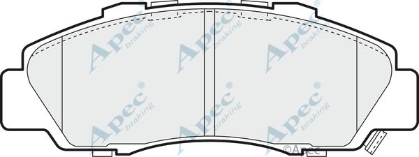 APEC PAD985 - Kit de plaquettes de frein, frein à disque cwaw.fr