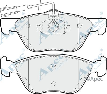 Valeo 168413 - Kit de plaquettes de frein, frein à disque cwaw.fr