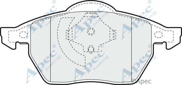 APEC PAD930 - Kit de plaquettes de frein, frein à disque cwaw.fr