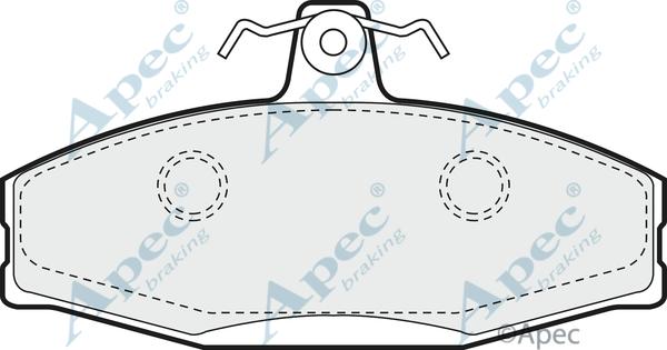 APEC PAD924 - Kit de plaquettes de frein, frein à disque cwaw.fr