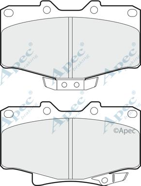 APEC PAD926 - Kit de plaquettes de frein, frein à disque cwaw.fr