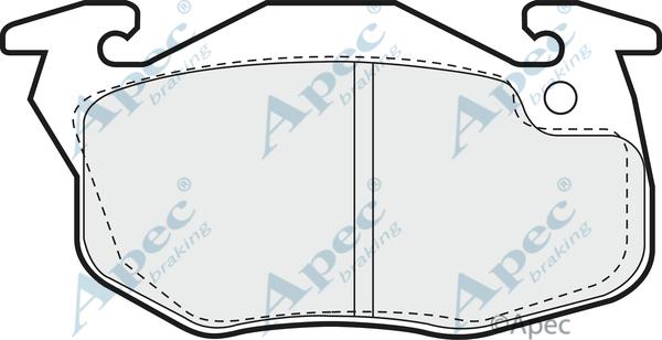 APEC PAD920 - Kit de plaquettes de frein, frein à disque cwaw.fr