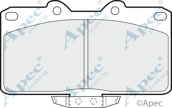 APEC PAD927 - Kit de plaquettes de frein, frein à disque cwaw.fr