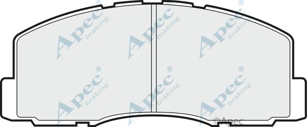 APEC PAD495 - Kit de plaquettes de frein, frein à disque cwaw.fr