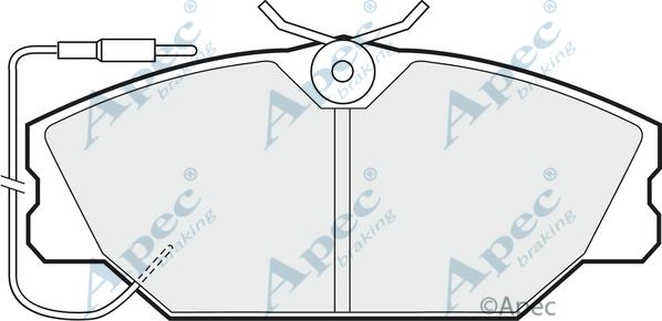 APEC PAD492 - Kit de plaquettes de frein, frein à disque cwaw.fr