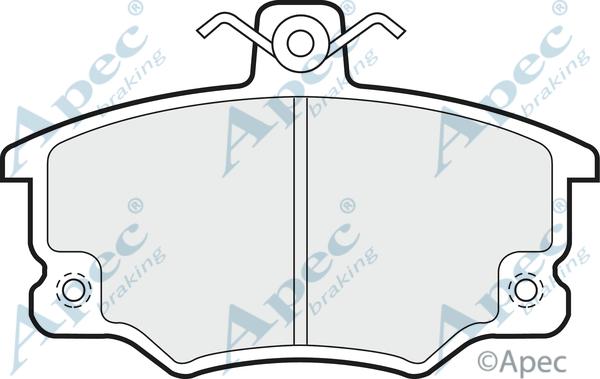 APEC PAD442 - Kit de plaquettes de frein, frein à disque cwaw.fr