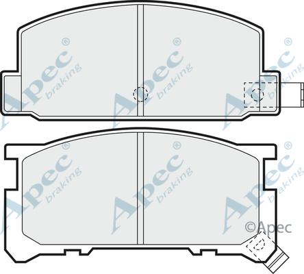 APEC PAD467 - Kit de plaquettes de frein, frein à disque cwaw.fr