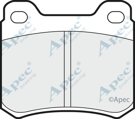 APEC PAD405 - Kit de plaquettes de frein, frein à disque cwaw.fr