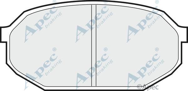 APEC PAD426 - Kit de plaquettes de frein, frein à disque cwaw.fr