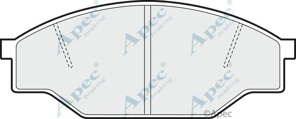 APEC PAD476 - Kit de plaquettes de frein, frein à disque cwaw.fr