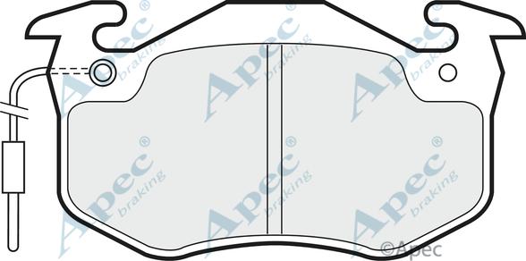 APEC PAD470 - Kit de plaquettes de frein, frein à disque cwaw.fr