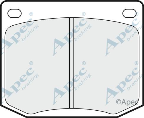 APEC PAD595 - Kit de plaquettes de frein, frein à disque cwaw.fr