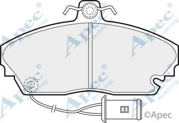 APEC PAD544 - Kit de plaquettes de frein, frein à disque cwaw.fr