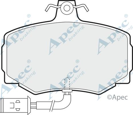 APEC PAD540 - Kit de plaquettes de frein, frein à disque cwaw.fr