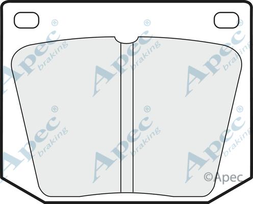 APEC PAD541 - Kit de plaquettes de frein, frein à disque cwaw.fr