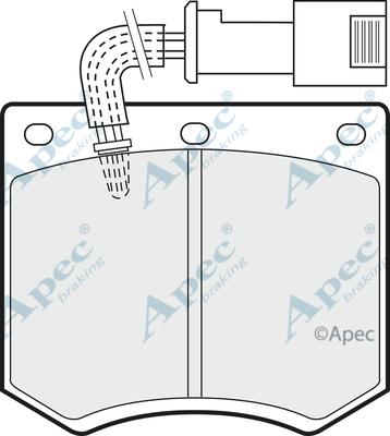 APEC PAD556 - Kit de plaquettes de frein, frein à disque cwaw.fr