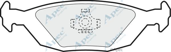 APEC PAD567 - Kit de plaquettes de frein, frein à disque cwaw.fr