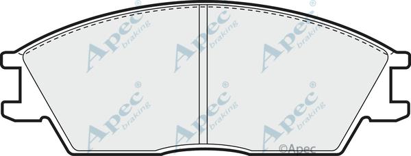 APEC PAD506 - Kit de plaquettes de frein, frein à disque cwaw.fr