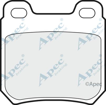 APEC PAD515 - Kit de plaquettes de frein, frein à disque cwaw.fr