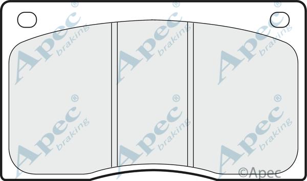 APEC PAD585 - Kit de plaquettes de frein, frein à disque cwaw.fr