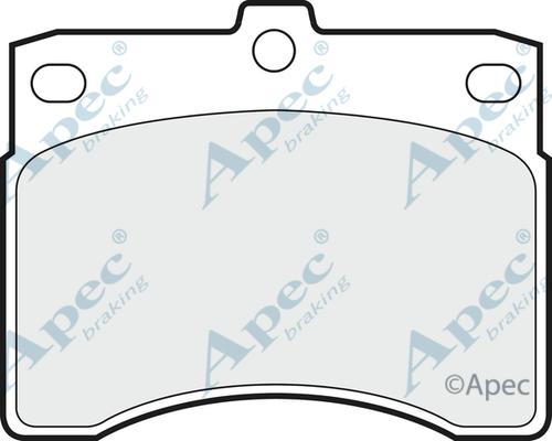 APEC PAD586 - Kit de plaquettes de frein, frein à disque cwaw.fr