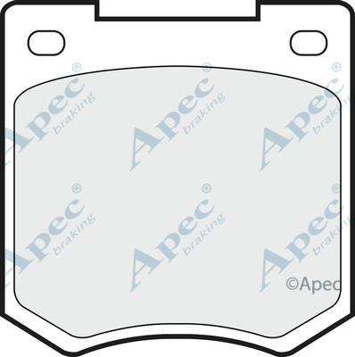 APEC PAD535 - Kit de plaquettes de frein, frein à disque cwaw.fr