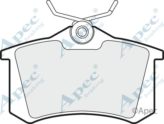 APEC PAD533 - Kit de plaquettes de frein, frein à disque cwaw.fr