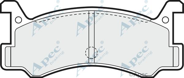 APEC PAD579 - Kit de plaquettes de frein, frein à disque cwaw.fr