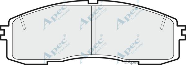 APEC PAD578 - Kit de plaquettes de frein, frein à disque cwaw.fr