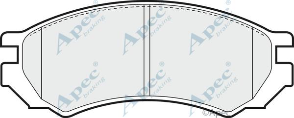 APEC PAD694 - Kit de plaquettes de frein, frein à disque cwaw.fr