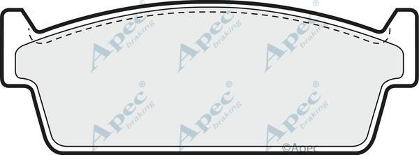 APEC PAD643 - Kit de plaquettes de frein, frein à disque cwaw.fr