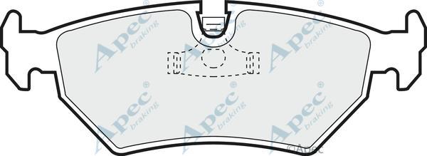 APEC PAD656 - Kit de plaquettes de frein, frein à disque cwaw.fr