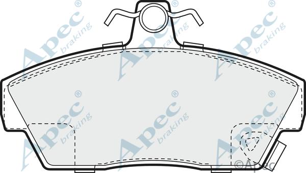 APEC PAD657 - Kit de plaquettes de frein, frein à disque cwaw.fr