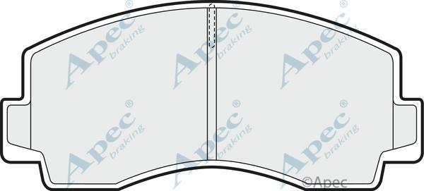 APEC PAD664 - Kit de plaquettes de frein, frein à disque cwaw.fr