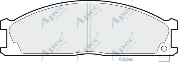 APEC PAD605 - Kit de plaquettes de frein, frein à disque cwaw.fr