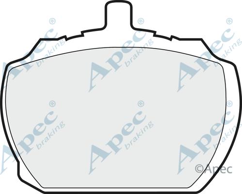 APEC PAD60 - Kit de plaquettes de frein, frein à disque cwaw.fr