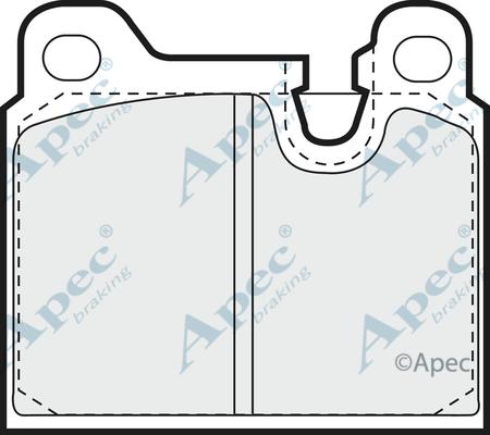 APEC PAD623 - Kit de plaquettes de frein, frein à disque cwaw.fr