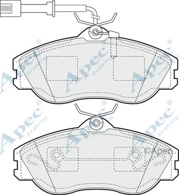 BOSCH 986461115 - Kit de plaquettes de frein, frein à disque cwaw.fr