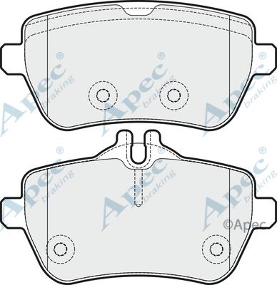 APEC PAD1908 - Kit de plaquettes de frein, frein à disque cwaw.fr