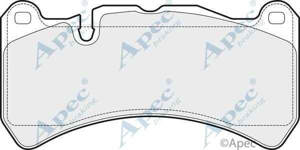 APEC PAD1488 - Kit de plaquettes de frein, frein à disque cwaw.fr