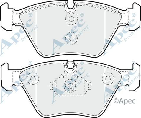 APEC PAD1432 - Kit de plaquettes de frein, frein à disque cwaw.fr