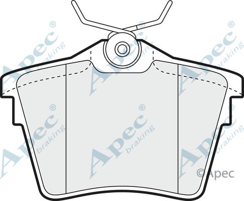 APEC PAD1426 - Kit de plaquettes de frein, frein à disque cwaw.fr