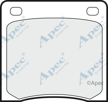 APEC PAD156 - Kit de plaquettes de frein, frein à disque cwaw.fr