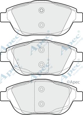 APEC PAD1694 - Kit de plaquettes de frein, frein à disque cwaw.fr